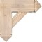 Ekena Millwork Traditional Arts and Crafts Smooth Bracket w/ Offset Brace, Douglas Fir, 7 1/2"W x 20"D x 20"H BKT0806X20X20TRA03SDF - alternate 4